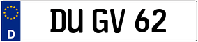 Truck License Plate